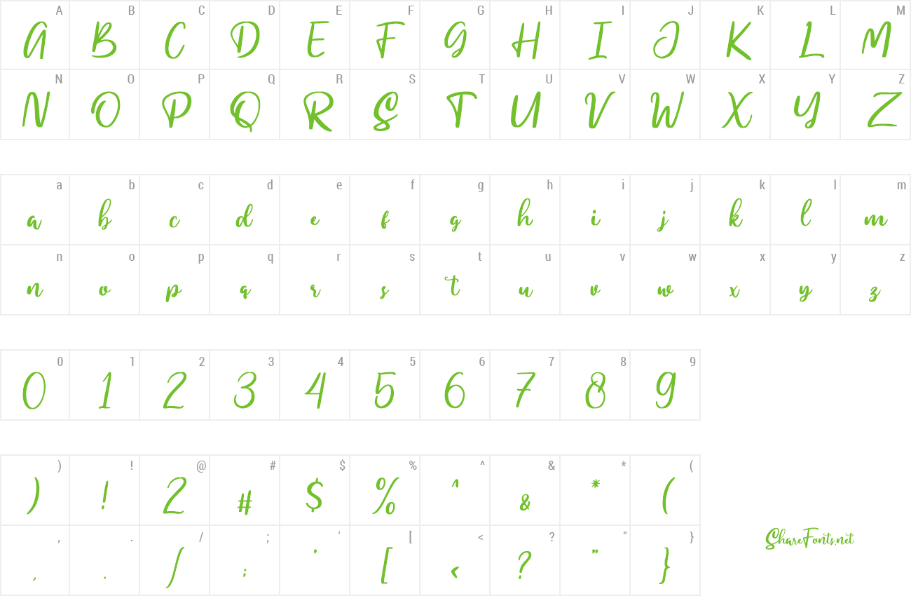 Font My Homely preview